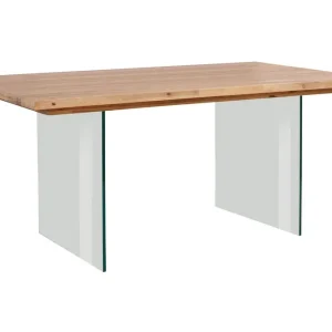 Fri frakt Loft24 Matbord Meena 180 cm Glas Akacia Beige - Möbler