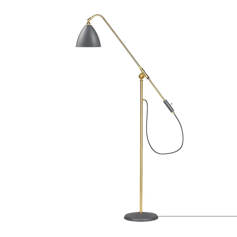 Begränsat erbjudande Bestlite BL4 M Golvlampa, Mässing/Grå