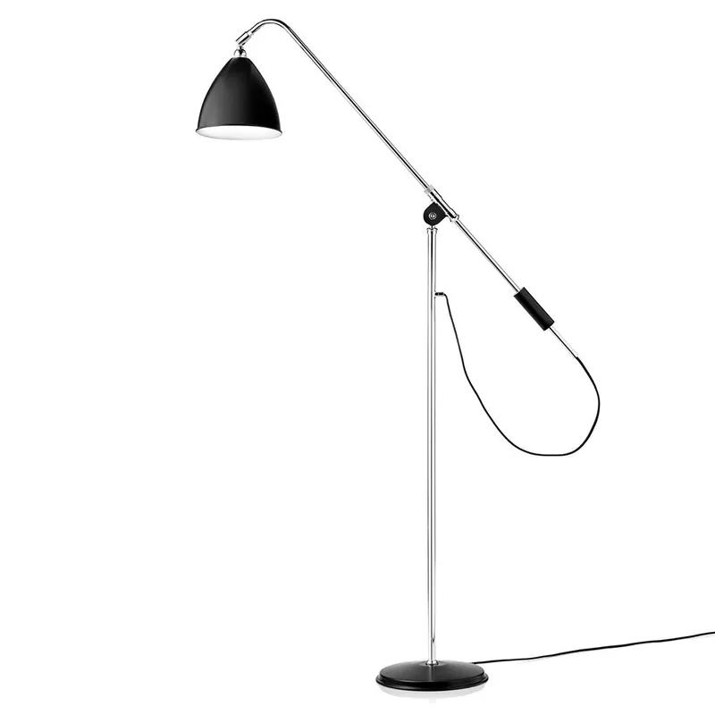 Bestlite BL4 M Golvlampa, Krom/Svart Nedsatt pris
