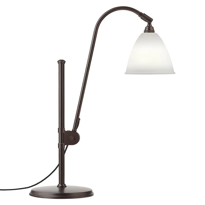 Populärt val Bestlite BL1 Bordslampa, Black Brass/Bone China