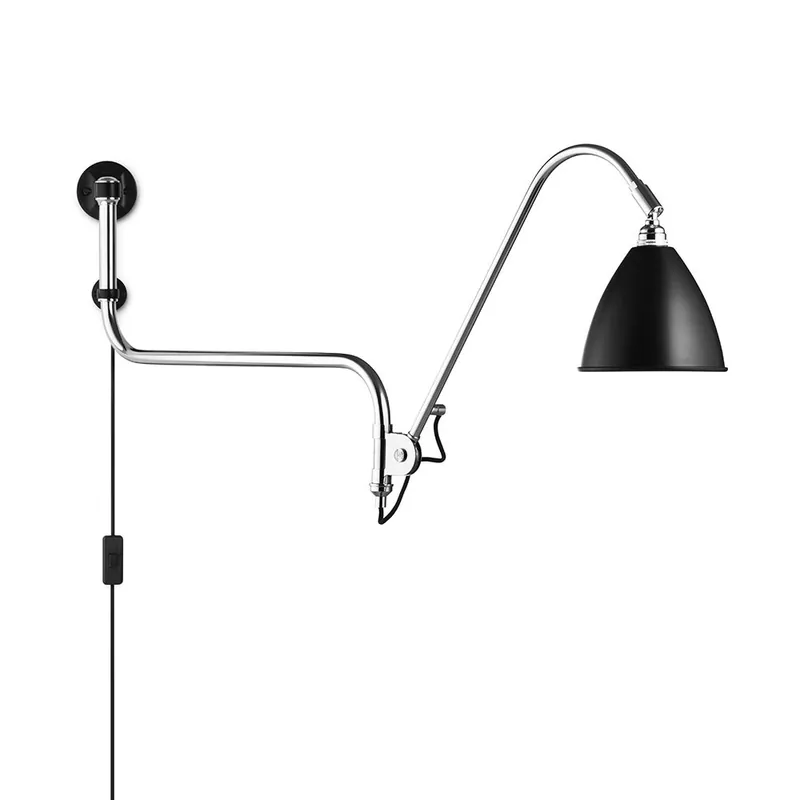 Bestlite BL10 Vägglampa, Krom/Svart Sista chansen