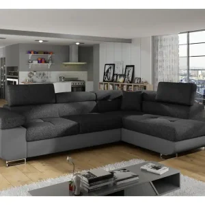 Beställ idag Majestic Furniture Bobis Bäddsoffa med Schäslong Höger Grå - Möbler