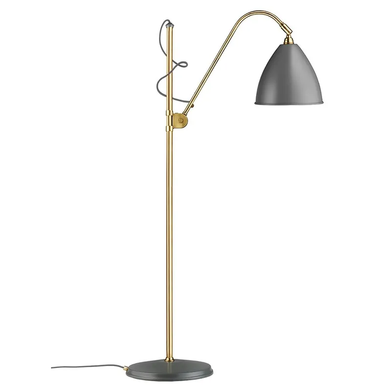 Bestlite BL3 M Golvlampa, Mässing/Grå Semi Matt Rabatter