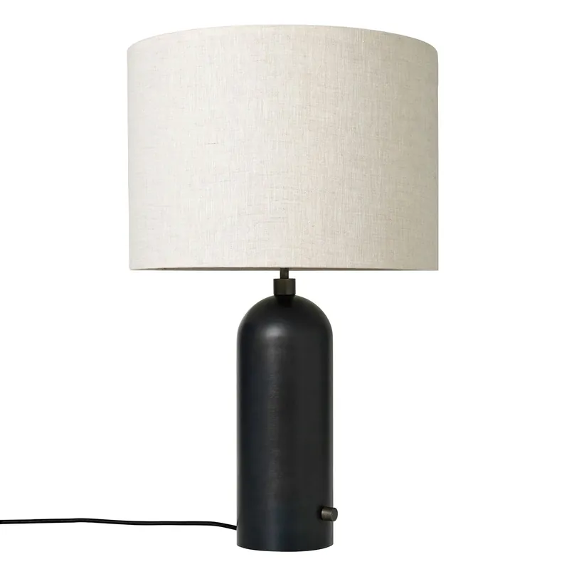 Reapris Gravity Bordslampa Stor, Svart Stål / Canvas