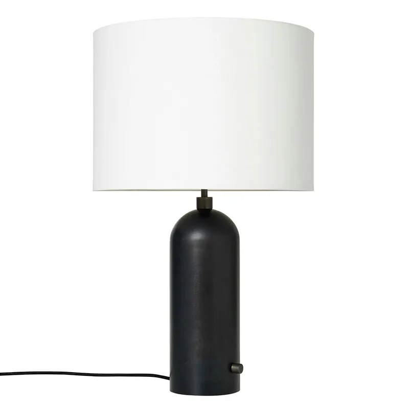 Billigare Gravity Bordslampa Stor, Svart Stål / Vit