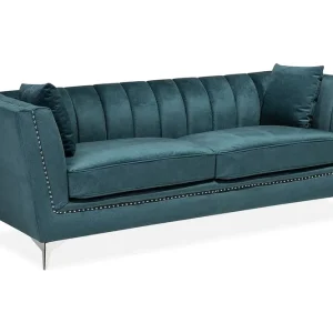 Säker betalning Gaula Soffa 3 Sits Blå - Möbler