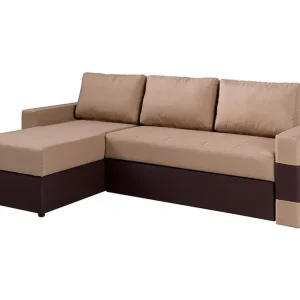 Gordia Divanbäddsoffa 234x82x156 cm Beige - Möbler Rabatt