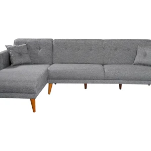Beställ nu Gjoni Bäddsoffa med Divan Vänster Grå - Möbler