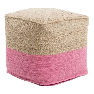 Snabb leverans Kirama Sittpuff 44 cm Beige - Möbler