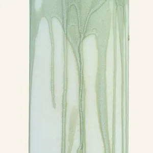 Sänkt pris Blockljus grön - 6,8x15 cm
