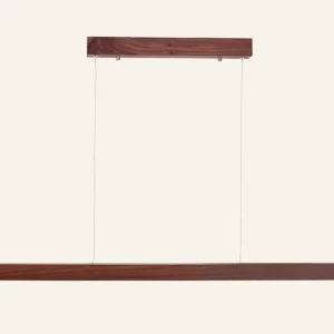 Taklampa brun - 34x120x40 cm Populär