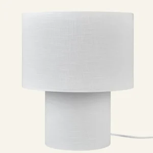 Bordslampa vit - 23x23x31 cm Kundfavorit