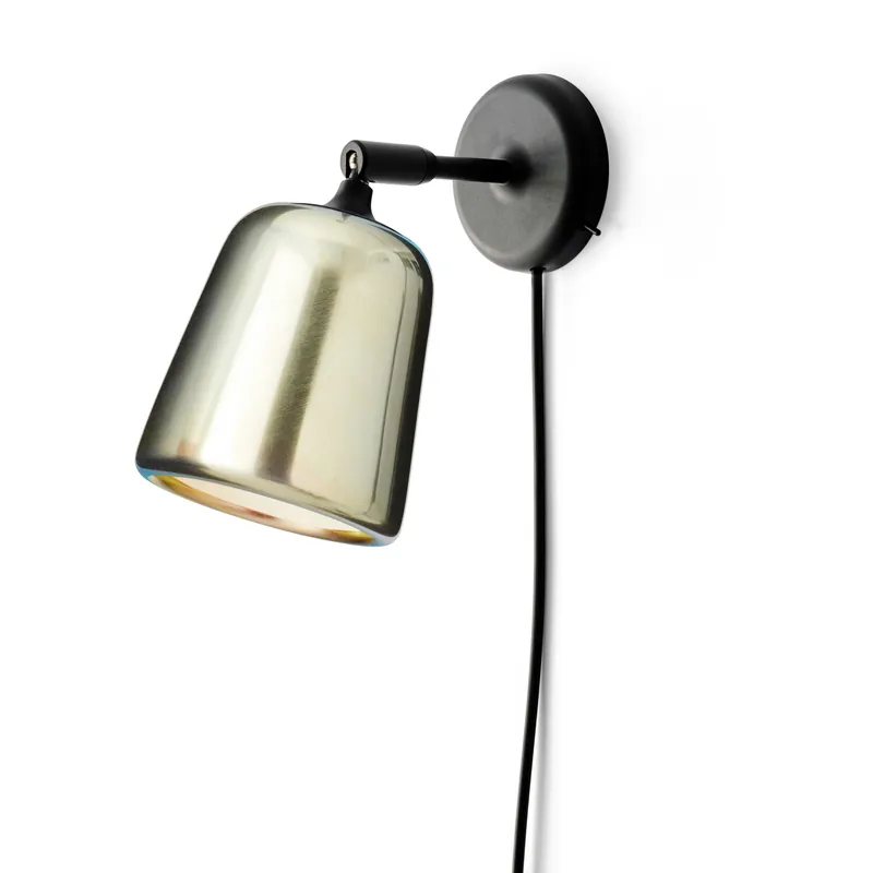 Bästa pris Material Vägglampa, Yellow Steel