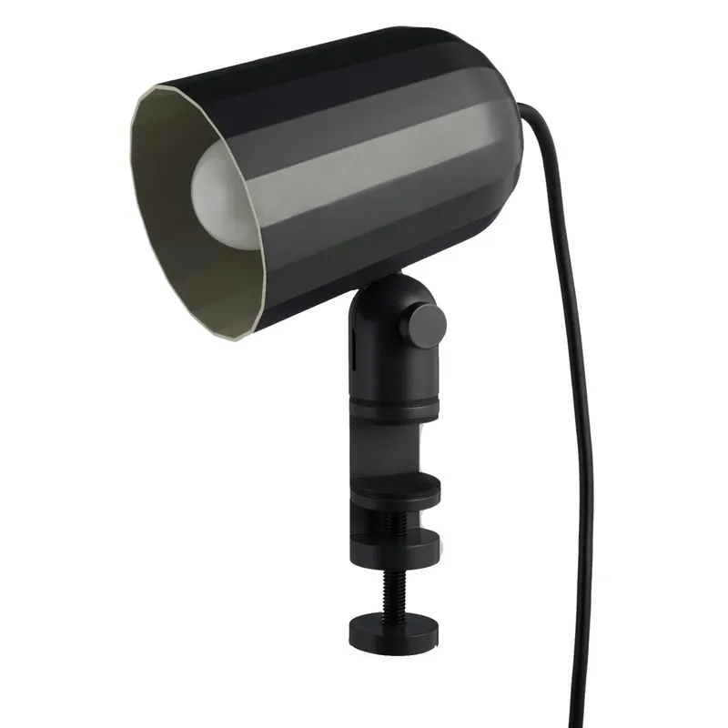 Säker betalning Noc Klämlampa, Mörkgrå