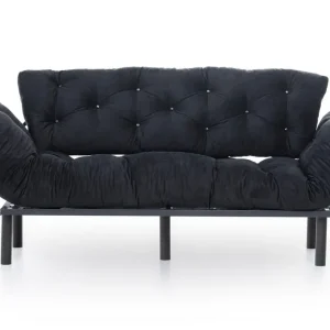 Mezonzo 3-sits Bäddsoffa Svart - Möbler Reapris