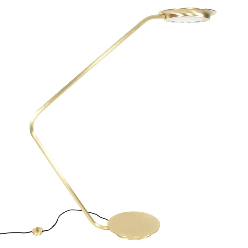 Begränsad tid Modernist Floor Lamp Golvlampa, Mässing