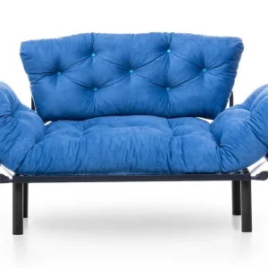 Mezonzo 2-sits Bäddsoffa Blå - Möbler Nyhet