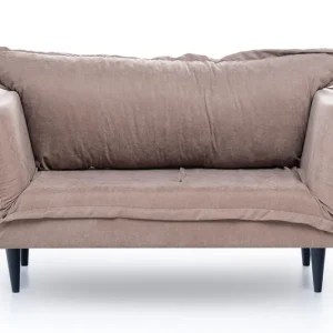 Köp online Mezonzo 3-sits Bäddsoffa Brun - Möbler