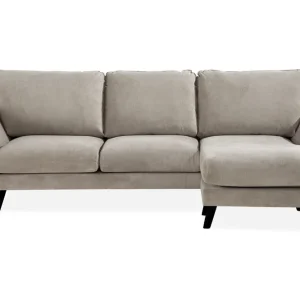 Begränsat antal Scandi Days Trend Lyx 3-sits Högervänd L-formad Divansoffa i Tyg Beige - Möbler