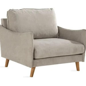 Scandi Days Trend Lyx Fåtölj Beige/Ek - Möbler Begränsat erbjudande