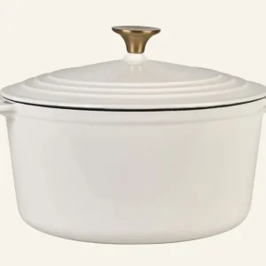 Gjutjärnsgryta rund creme - 4300ml Rabatter