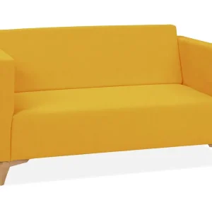 Szafir 2-sits Soffa 82x136 cm Gul - Möbler Outlet
