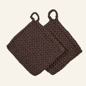 Sänkt pris Grytlapp brun - 19x19 cm
