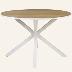 Trädgårdsbord offwhite - 73 cm ø110 Erbjudandepris