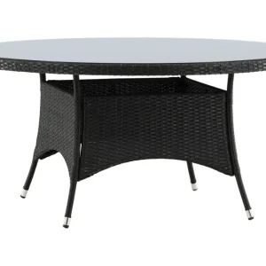 Volta Matbord Utomhus Rund Ø150 cm Svart - Utemöbler Kampanjpris