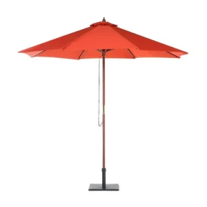 TOSCANA II Parasoll 254 cm Röd - Utemöbler Säker betalning