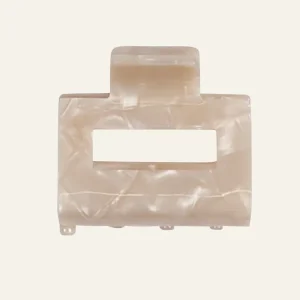 Hårklämma beige - 3,8x5,1x4,5 cm Populärt val