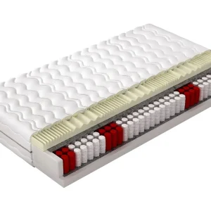 Bedly Madrass Memory Comfort 200x140x20 cm Röd/Vit - Möbler Erbjudandepris
