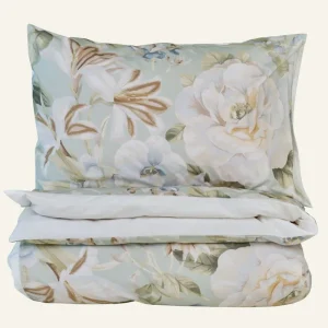 Rea Påslakanset i percale multi/grön - 150x210 cm/50x60 cm
