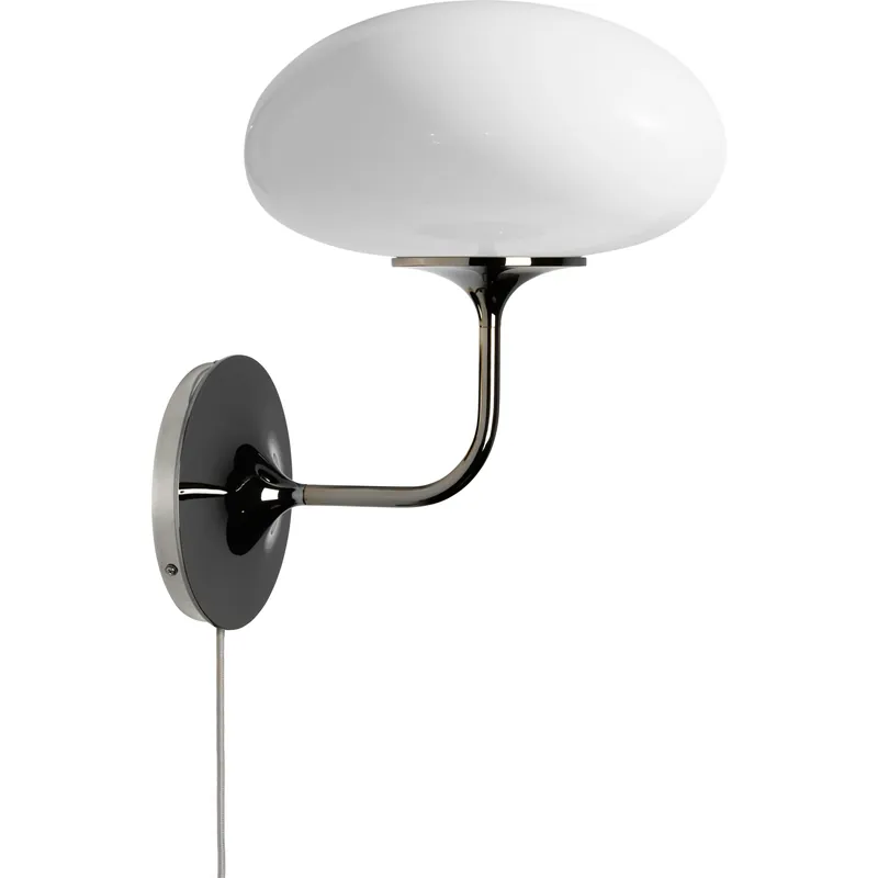 Extra rabatt Stemlite Vägglampa, Svart Krom / Opal