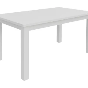 Tabell Förlängningsbart matbord 140 cm Vit - Möbler Fynd