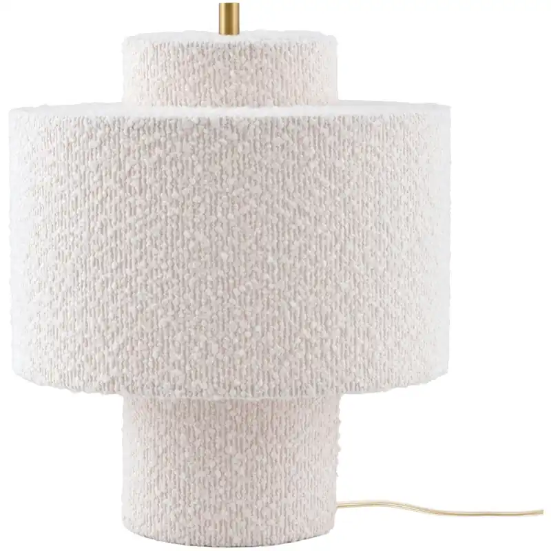 Bästa pris Noah Bordslampa, Bouclé Vit