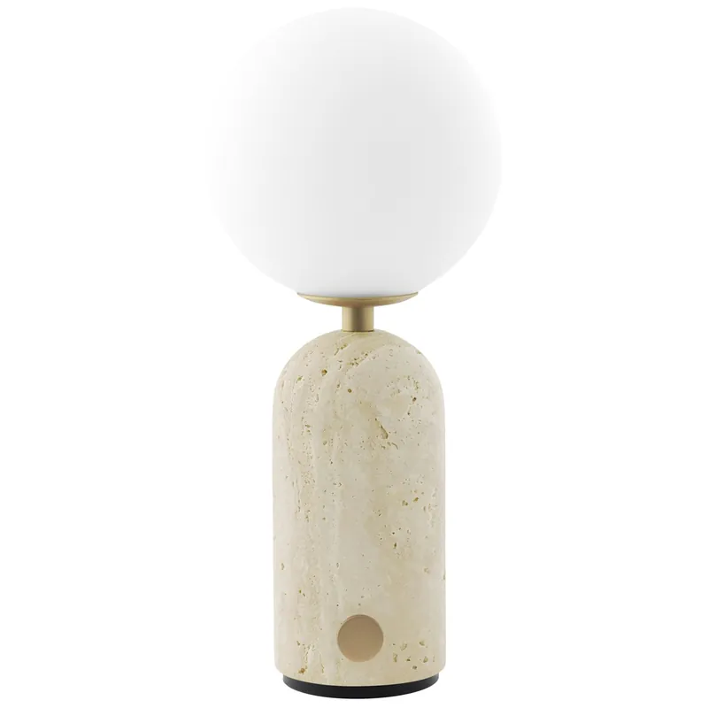 Fri frakt Torrano Bordslampa Portabel, Travertin