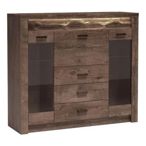 Fynd Indianapolis Skänk 137x42x122 cm Brun - Förvaring