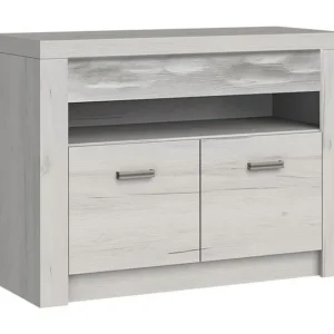 Indianapolis TV-bänk 96x42x73 cm Vit - Möbler Outlet