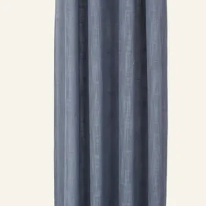 Gardin blå - 140x240cm 7cm Fynd