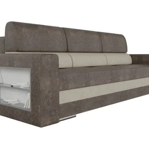 Nemo Bäddsoffa 236x92x88 cm Brun/Grå - Möbler Fri frakt
