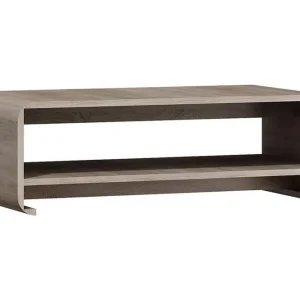 Linksa Soffbord 120 cm med Förvaring Hylla Beige||Grey - Möbler Sista chansen