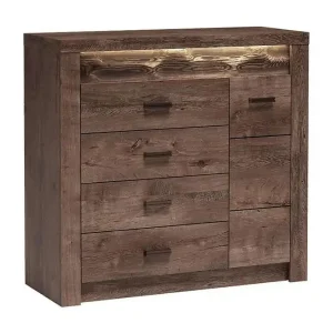Reapris Indianapolis Skänk 109x42x104 cm Mörk ask - Förvaring