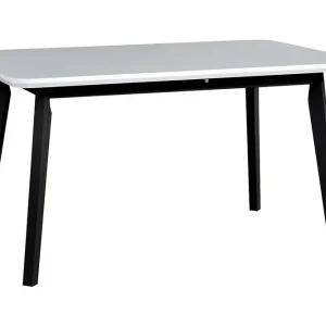 Matbord 140cm Vit/Svart - Möbler Lägg i varukorgen
