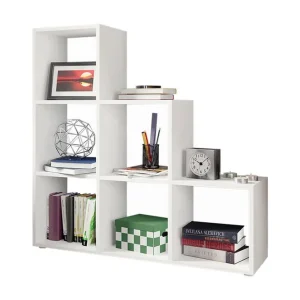 Köp online Trio Hylla 105x33x108 cm Grå/Vit - Förvaring