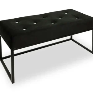 Handla nu Sego Sittpuff 80x35x42 cm Svart - Möbler