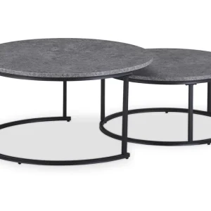 Thyra Satsbord Runt 90 cm 2 bord - Möbler Endast idag