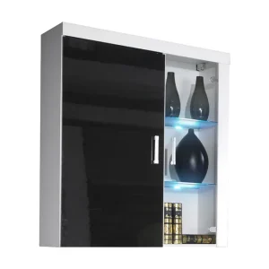 Samba Vitrinskåp 90x35x111 cm Black - Förvaring Rabatter