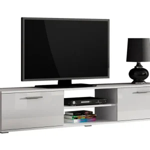 Ruskelsby TV-bänk 180 cm White||Grey - Möbler risnedsättning