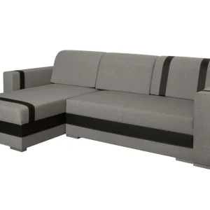 Trendy Divanbäddsoffa 235x155x82 cm Grå - Möbler Fynd